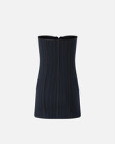 Pinstripe poly wool bustier top -  | Pinko