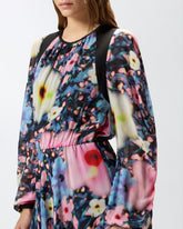 Short floral georgette dress -  | Pinko