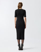 Knit lace midi dress -  | Pinko