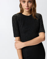 Knit lace midi dress -  | Pinko