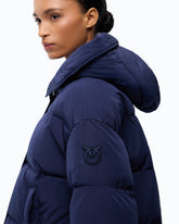 Down jacket in water-repellent technical canvas -  | Pinko