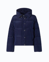 Down jacket in water-repellent technical canvas -  | Pinko