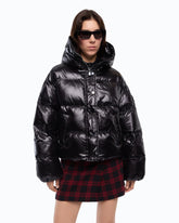 Technical canvas jacket with hood -  | Pinko