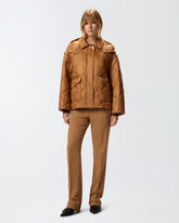 Caban aus Funktionsgewebe mit Steppnähten -  | Pinko