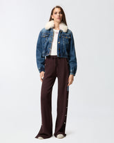 T-shirt with heart embroidery -  | Pinko