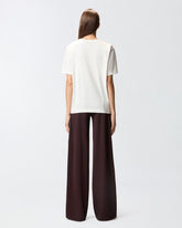 T-shirt with heart embroidery -  | Pinko