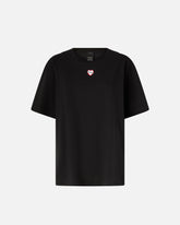 T-shirt with heart embroidery -  | Pinko