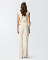 Skinny trousers with pressed pleat -  | Pinko