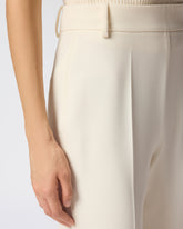 Skinny trousers with pressed pleat -  | Pinko