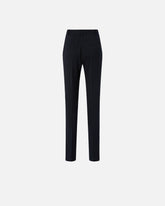 Pinstriped wool-blend straight-leg trousers -  | Pinko