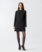 Soft short technical crepe dress -  | Pinko