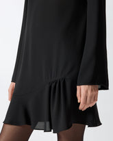 Soft short technical crepe dress -  | Pinko