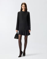 Soft short technical crepe dress -  | Pinko