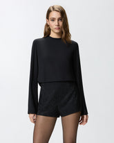 Bluse aus technischem Crêpe -  | Pinko