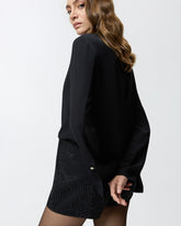 Bluse aus technischem Crêpe -  | Pinko