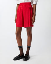 Kurze Hose aus Jacquard-Viskose -  | Pinko