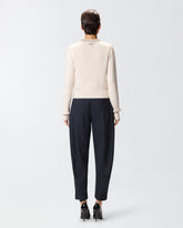 Cardigan mit Rundhalsausschnitt und Strass -  | Pinko