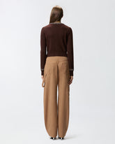 Cardigan mit Rundhalsausschnitt und Strass -  | Pinko