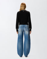 Cardigan mit Rundhalsausschnitt und Strass -  | Pinko