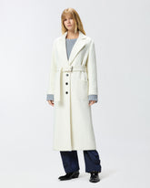 Einreihiger Mantel mit Gürtel -  | Pinko