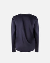 Bluse aus Stretch-Satin mit langen Ärmeln -  | Pinko