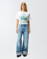 T-shirt with print and appliqués -  | Pinko
