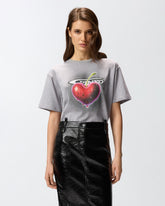 Printed melange T-shirt -  | Pinko