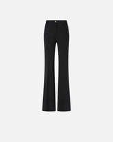 Full Milano-knit flare-fit trousers -  | Pinko