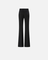 Full Milano-knit flare-fit trousers -  | Pinko
