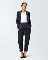 Wool balloon pinstripe trousers -  | Pinko