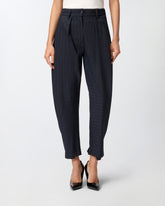 Wool balloon pinstripe trousers -  | Pinko
