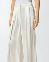Long wide-leg trousers -  | Pinko