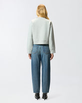 Sweatshirt with bejewelled appliqués -  | Pinko