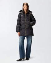 Wattierte Steppjacke mit Kapuze -  | Pinko