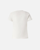 Short-sleeved T-shirt with embroidered logo -  | Pinko