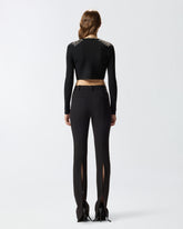 Pullover mit Pailletten und Kristallen -  | Pinko