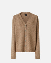 Cardigan aus Bouclé-Gewebe mit Strass -  | Pinko