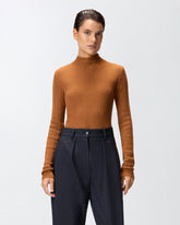 Slim-fit high-neck sweater -  | Pinko