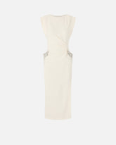 Fitted dress with jewel embroidery -  | Pinko