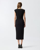 Fitted dress with jewel embroidery -  | Pinko