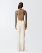 Multi-coloured striped cardigan -  | Pinko