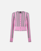 Cardigan mit mehrfarbigen Streifen -  | Pinko