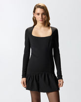 Mini dress with square neckline -  | Pinko