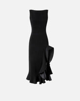 Fitted dress with flounces -  | Pinko