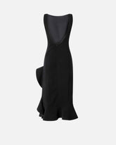 Fitted dress with flounces -  | Pinko