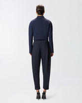 Short full Milano-knit technical fabric jacket -  | Pinko