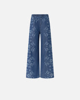 Floral denim jeans -  | Pinko