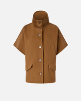 Cape aus Tuch mit hohem Kragen -  | Pinko