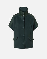 Cloth cape with high neck -  | Pinko