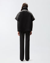 Cape aus Tuch mit hohem Kragen -  | Pinko